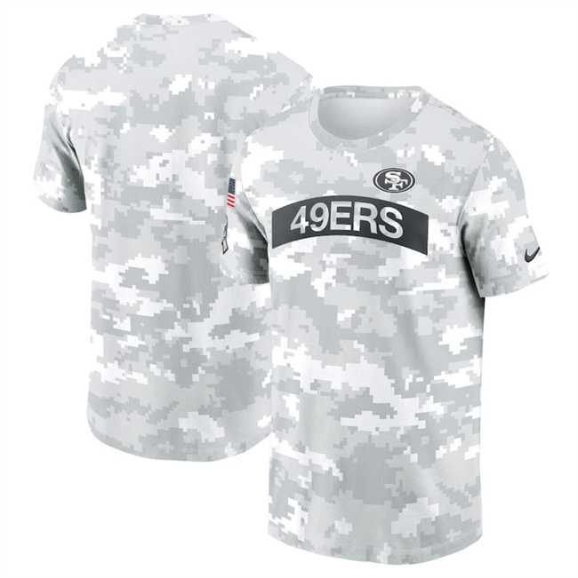 Men's San Francisco 49ers 2024 Arctic Camo Salute To Service Performance T-Shirt,We sell and wholesale Men's San Francisco 49ers 2024 Arctic Camo Salute To Service Performance T-Shirt on line form chian!